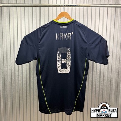 Real Madrid Kaka 8番 シャツ 黒 adidas Adidas Ricardo Kaka #8 Real Madrid 10/11 Away Soccer Jersey Size