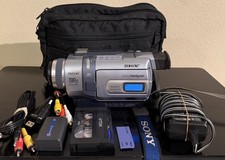 Sony Handycam DCR-TRV340 Digital 8 Hi8 w/Nightshot USB TESTED WORKING BT