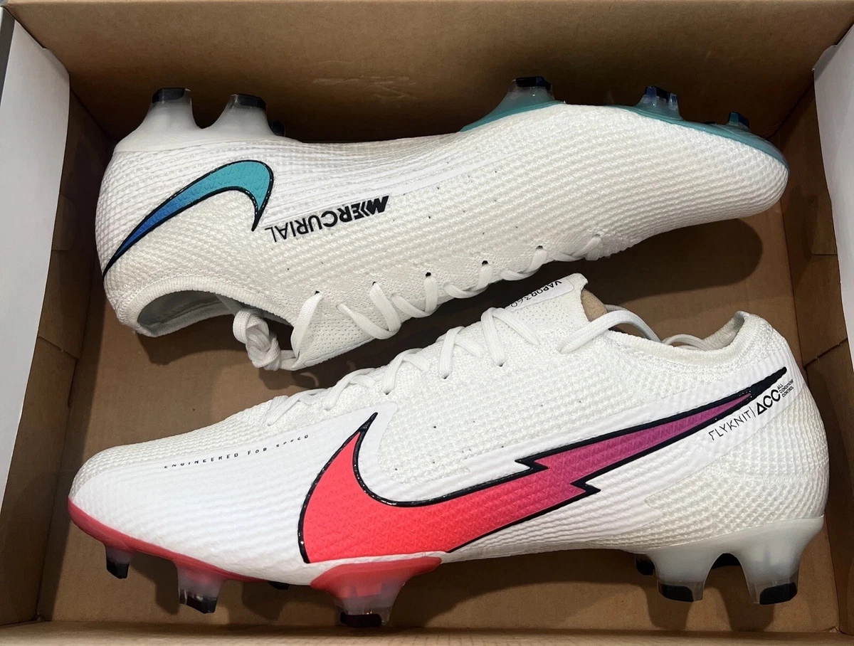 Nike Mercurial Vapor 13 Elite FG White Crimson - огромный выбор по