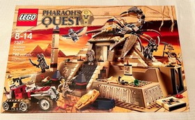 LEGO Pharaoh's Quest: Scorpion Pyramid (7327) Retired Hard to Find Genuine Set