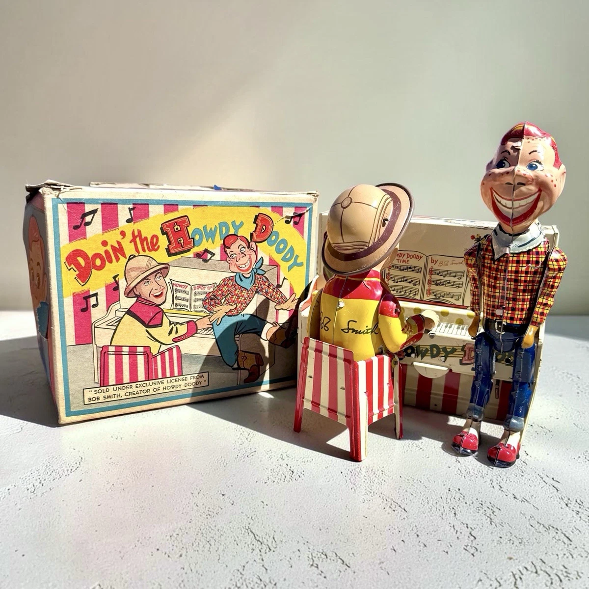 Howdy Doody Tin Toy In Vintage & Antique Wind-Up Toys for sale | eBay