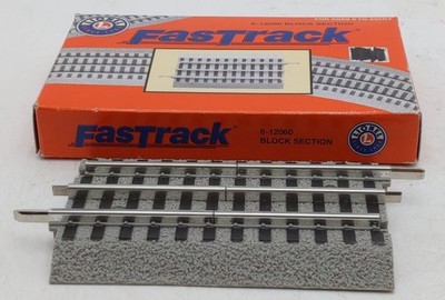 Lionel 6-12060 O Scale FasTrack Block Section EX/Box