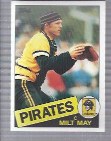 1985 Topps #509 Milt May - BB