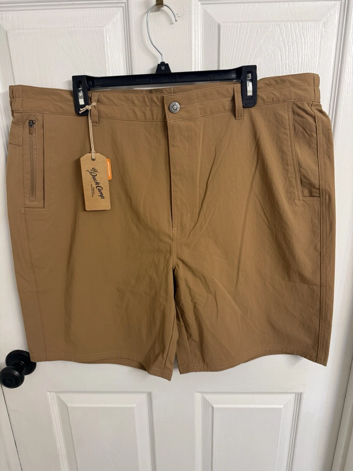 Duck Camp Drifter Shorts Men 2XL Pintail Brown Nylon Outdoors Hiking Fishing.