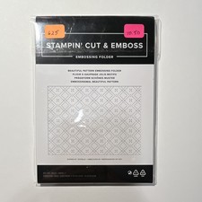 Stampin' Up Beautiful Pattern Embossing Folder for Stampin' Cut Emboss