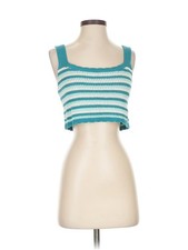 Wild Fable Women Green Sweater Vest S