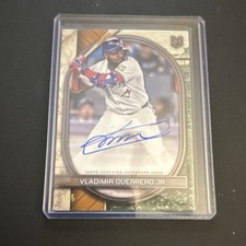 Topps 2025 Museum Vladimir Guerrero Jr. Archival Autograph Black 1/5 Blue Jays