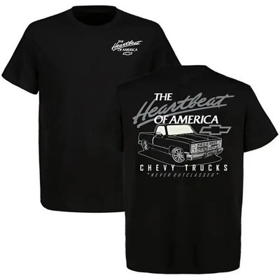 LS Engine T-Shirt, The Heartbeat of America Performance Graphic 2 Sides Tee