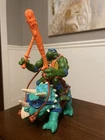 Cave Leo & Dingy Dino Complete - Vintage 1992 TMNT Teenage Mutant Ninja Turtles
