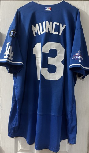 Dodgers Jersey Max Muncy # 13 NWOT Size 56 ( 3XL ) WS Champions 🔥 - Picture 4 of 6