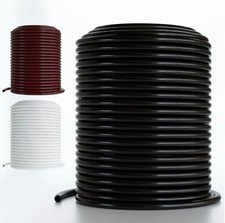 1/4" Flexible PVC Plastic Hose/tubing 50ft,100ft,200ft white,black,brown - NEW