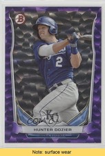 2014 Bowman Draft Top Prospects Purple Ice 26/99 Hunter Dozier #TP-46 READ 3c7