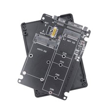 MSATA/M.2 NGFF to SATA III Adapter 2 in 1 Converter For Convenient Switch Design