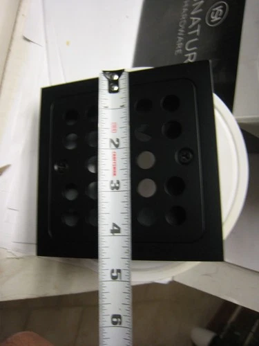 Signature Hardware SH608MB Menlo Square Shower Drain, Matte Black - Picture 3 of 6