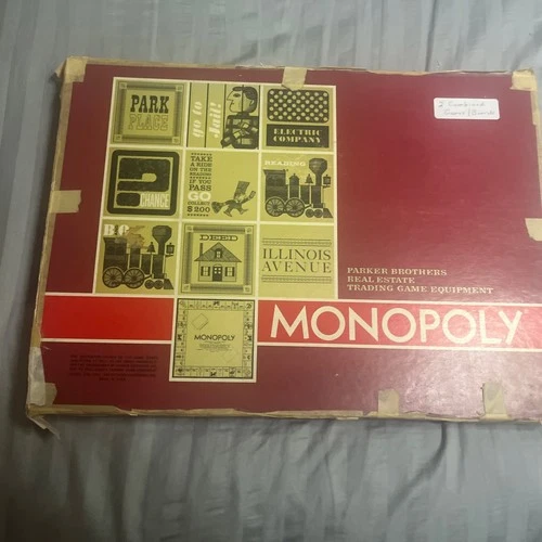 2 Vintage Monopoly Board Games By Parker Brothers-complete