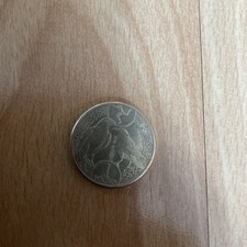 Isle of Man Round One Pound Coin 2017 Falcon And Raven Circulated