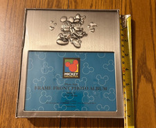 Disney Mickey  Minnie Mouse photo album metal Frame 48 4x6 photo Xmas gift NIB