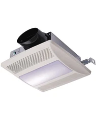 Broan LP510RSL Lo-Profile DC 100 CFM 1.2 Sone Ceiling Mounted - White