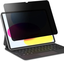 Privacy Screen Protector for iPad 11th/10th Gen, Anti-Spy Anti Blue Light Glare