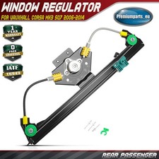 Rear Left Manual Window Regulator for Vauxhall Corsa MK3 S07 2006-2014 13188503