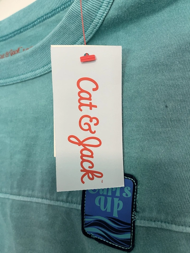 OBJETIVO Cat & Jack: Niños Talla: S (6-7): Camisa Surfs Up Azul - NUEVA CON ETIQUETAS Foto 4 de 4