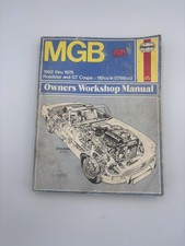 Haynes Mgb 1962-1978 Owners Workshop Manual Roadster Gt Coupe Paperback Haynes Mgb 1962-1978 Owners Workshop Manual Roadster Gt Coupe Paperback