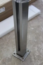 Stainless Steel Glass Railing Post Mid Post