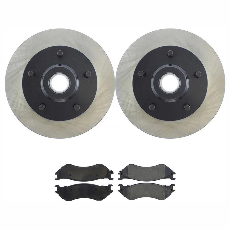 Juego de 3 juegos de pastillas de freno y rotores delanteros Centric Parts para Dodge B1500 1998 Foto 2 de 4
