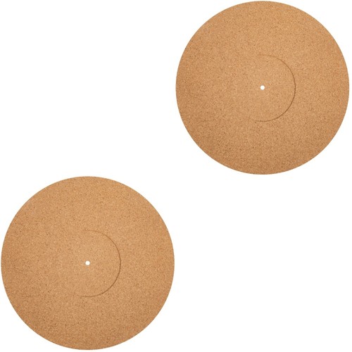 2 Pack Cork Record Mat Corkturntable Pad Vinyl Protective Player Slip - 第 2/12 張圖片
