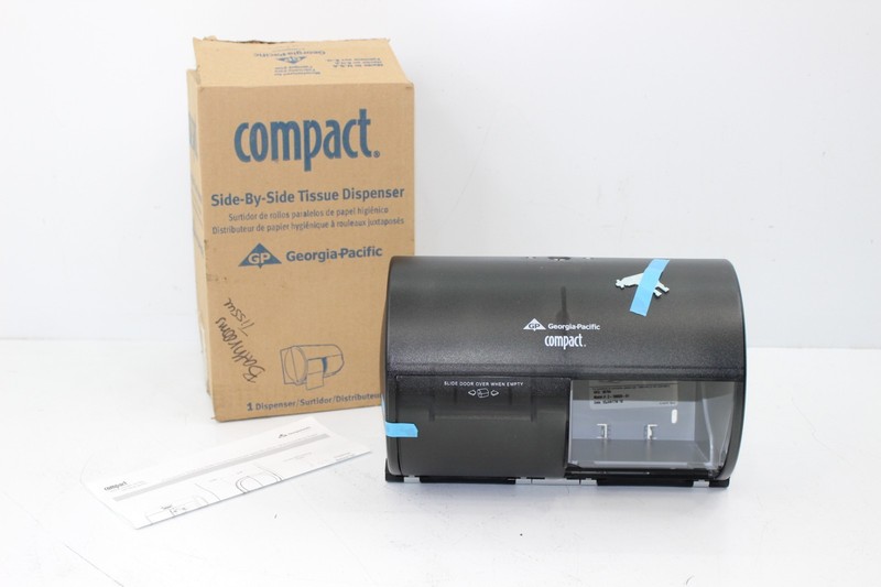 Georgia-Pacific Compact Side-by-Side Coreless 2-Roll Bath Tissue Dispenser