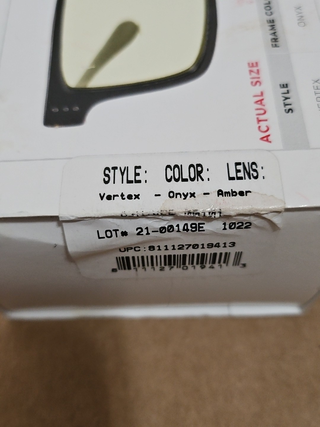 GUNNAR - Vertex Computer Glasses with Blue Light Reduction , Amber Lenses - Onyx