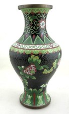 ANTIQUE CHINESE VASE FIRST HALF 900 cloisonne processing 27 cm