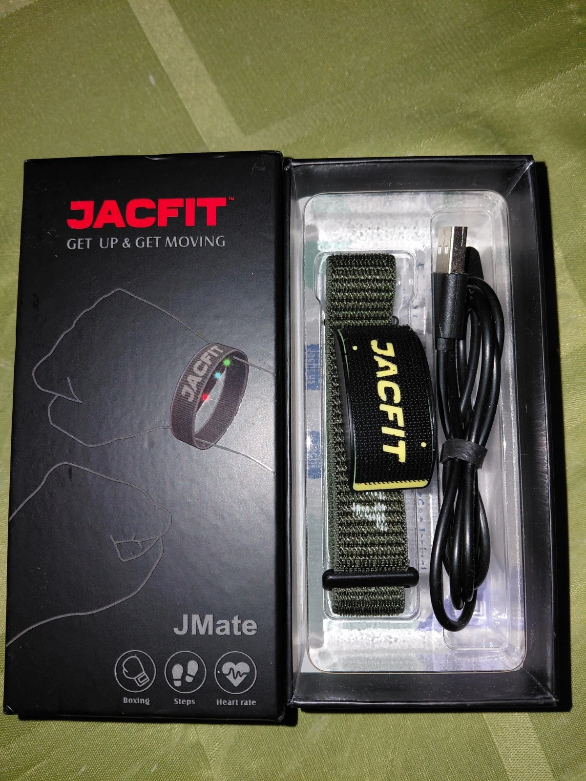 JACFIT Wristband Bluetooth Fitness Tracker - Gently used