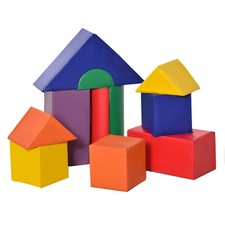Multicolor Foam Building Block Soft Kids Playset Daycare  Classroom Activity