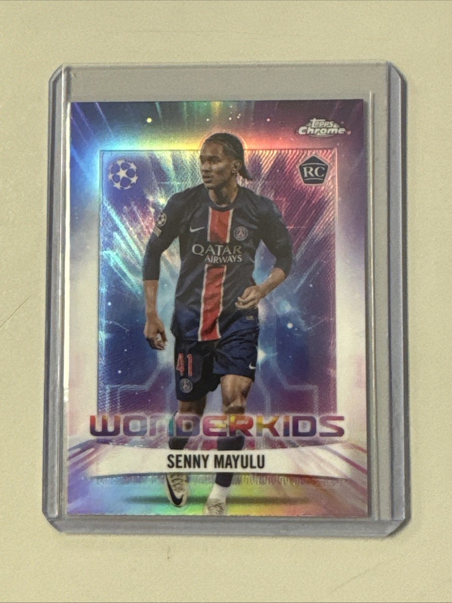 2024-25 Topps Chrome UCC Senny Mayulu Wonderkids | eBay
