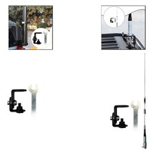 Car Antenna Mount Bracket Stainless Steel Replacement Premium Portable Easy to