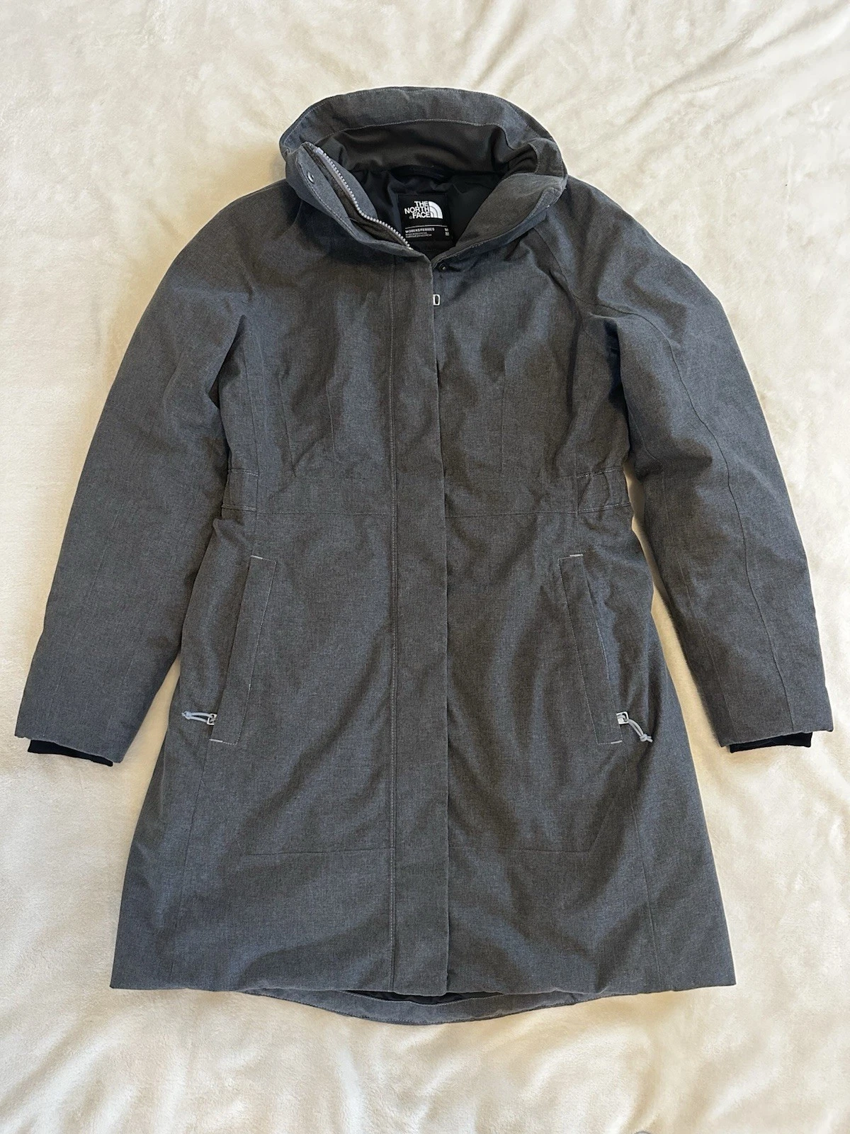North Face Women’s Arctic Parka Snow Jacket Down Filled Waterproof Gray Size M