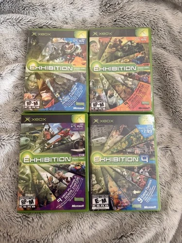 XBOX -Exhibition Demo 1, 2, 3 & 4 - New Sealed See Photos! Free shipping!
