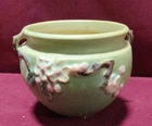 Vintage Roseville Pottery Apple Blossom Jardiniere #300-4