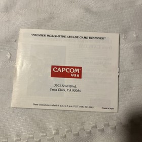 Street Fighter 2010 Nintendo NES Complete CIB with Inserts Cleaned Tested