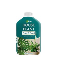 Vitax House Plant Pour & Feed1L Ready-to-Use Liquid Fertiliser Nutrient-Rich  9.99 per litre