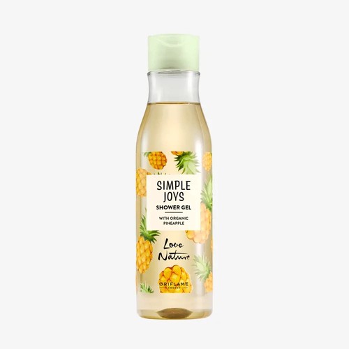 ORIFLAME Simple Joys Duschgel mit Bio Ananas Liebe Natur - Bild 2 von 9