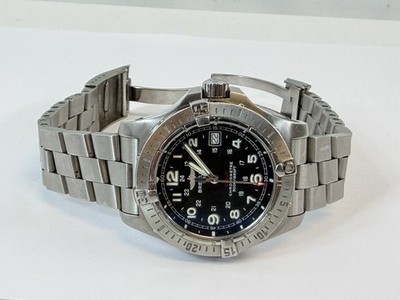 Breitling Colt Chronometre St Steel Watch A74380 Swiss 500M - FAST SHIPPING