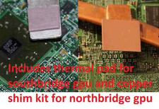 Dell M5010 Motherboard GPU Copper Shim Thermal Pad - - Prevent 7 Beep Overheat