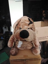 Big Brown Plush Dog Stuffed Animal Carnival Amusement Park Novelty