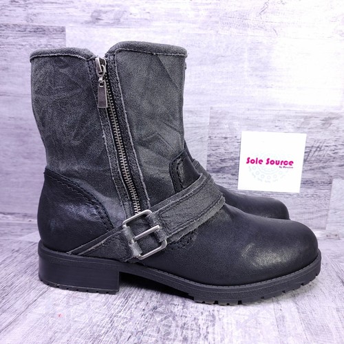 Leather Biker Motorcycle Boot 