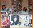 RICHARD DEAN ANDERSON MacGyver magazine clippings 1980s photos TV Series actor