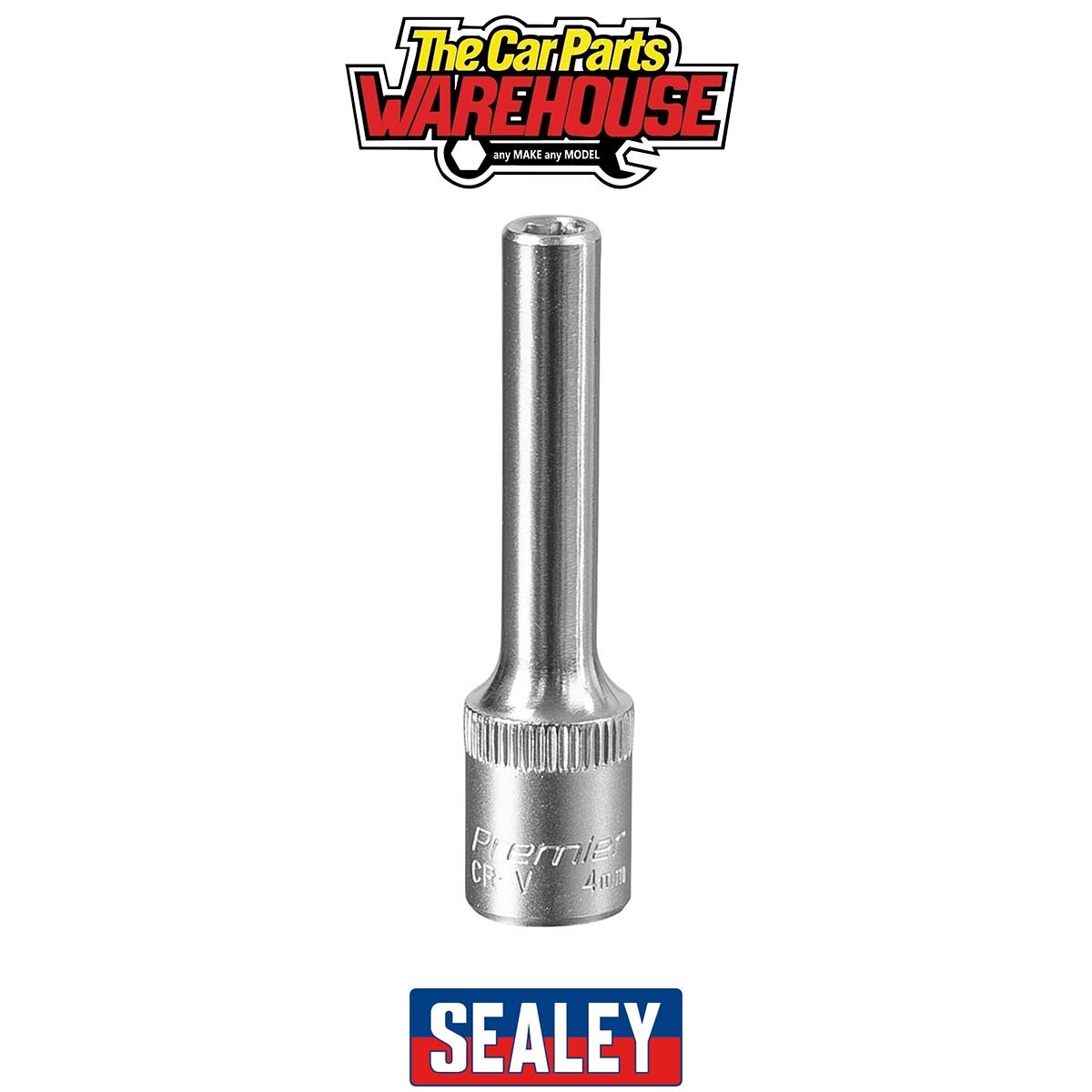 Sealey S1404D Premier Deep Socket 1/4""Sq Drive 4mm