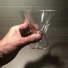 (2) Dragon Glassware Double-Walled Lead Free Stemless Martini Glasses - 7 oz