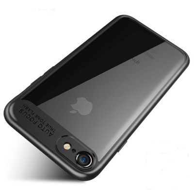 Ultradünne stoßfeste tiefschwarze Schutzhülle für Apple iPhone X 6s 6 5s Samsung S8